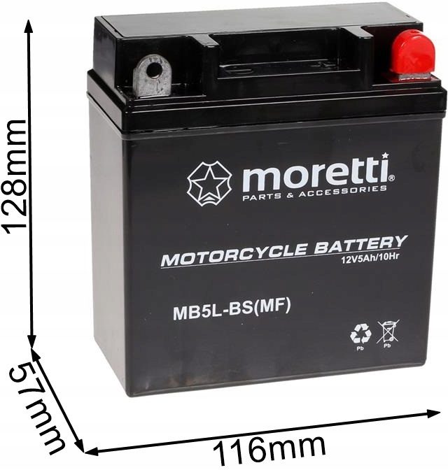 AKUMULATOR AGM ŻEL ŻELOWY MB5L-BS Suzuki Yamaha