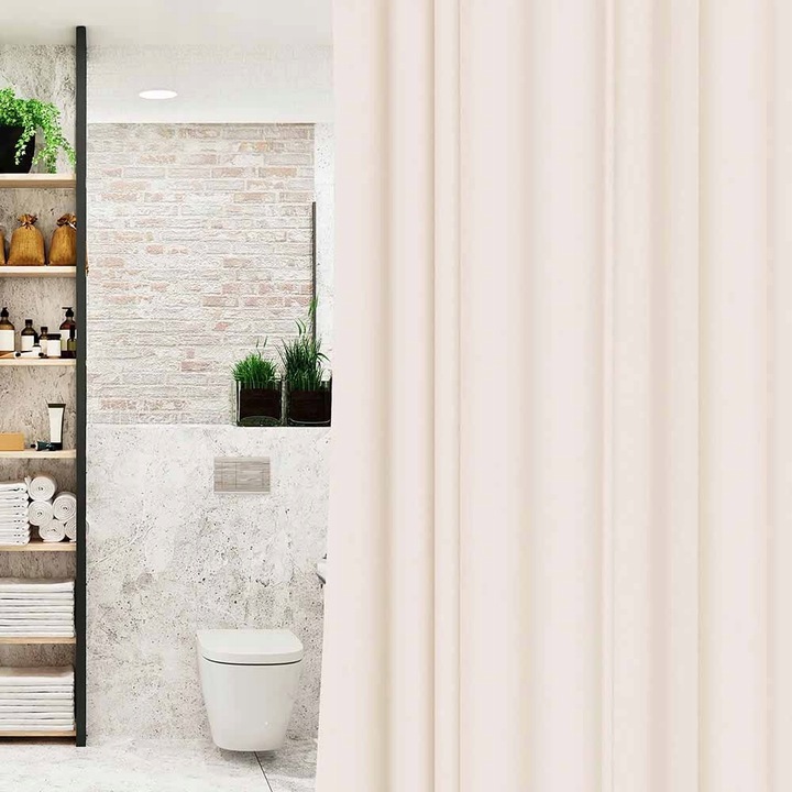 ZASŁONKA PRYSZNICOWA KOTARA NAD WANNĘ JASNA ERCU WYTRZYMAŁA POLIESTER MODNA