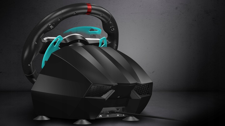 FLASHFIRE ES900R - Kierownica 900° PC/PS4/Xbox/Switch + 3 pedały, 6 biegów