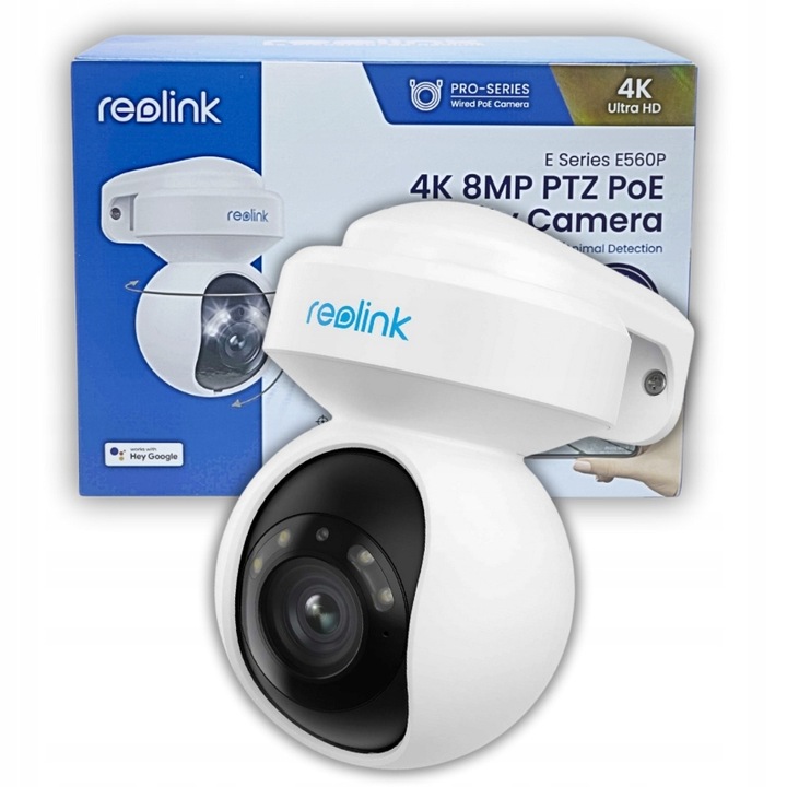 Reolink Kamera obrotowa Zewnętrzna POE E560P 4K 8MP ŚLEDZENIE 3xZOOM KOLOR