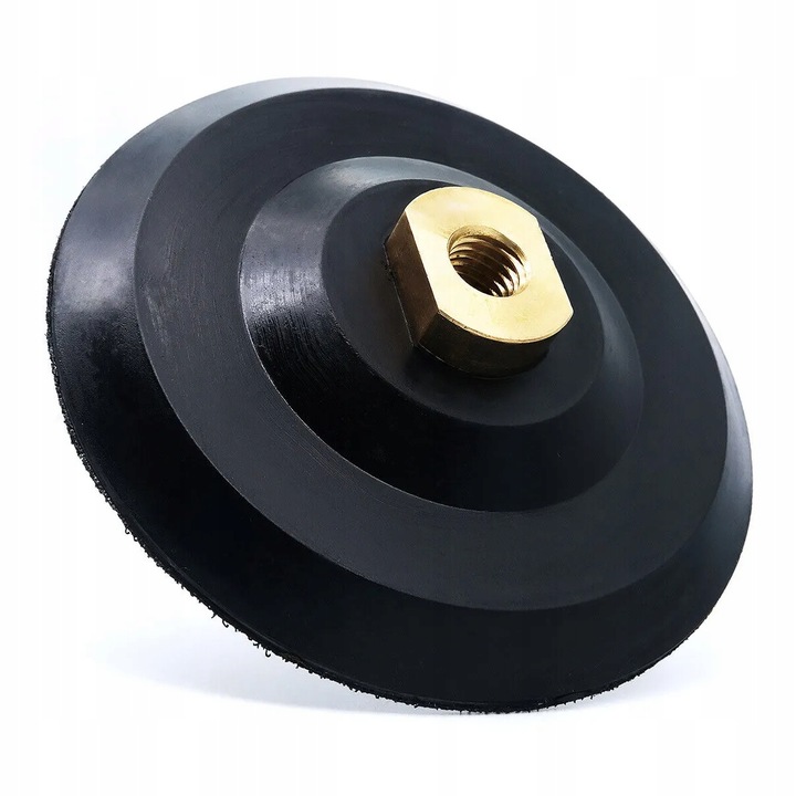 GUMOWY DYSK 125mm NA RZEP M14 DO TARCZ SZLIFIERSKICH POLERSKICH