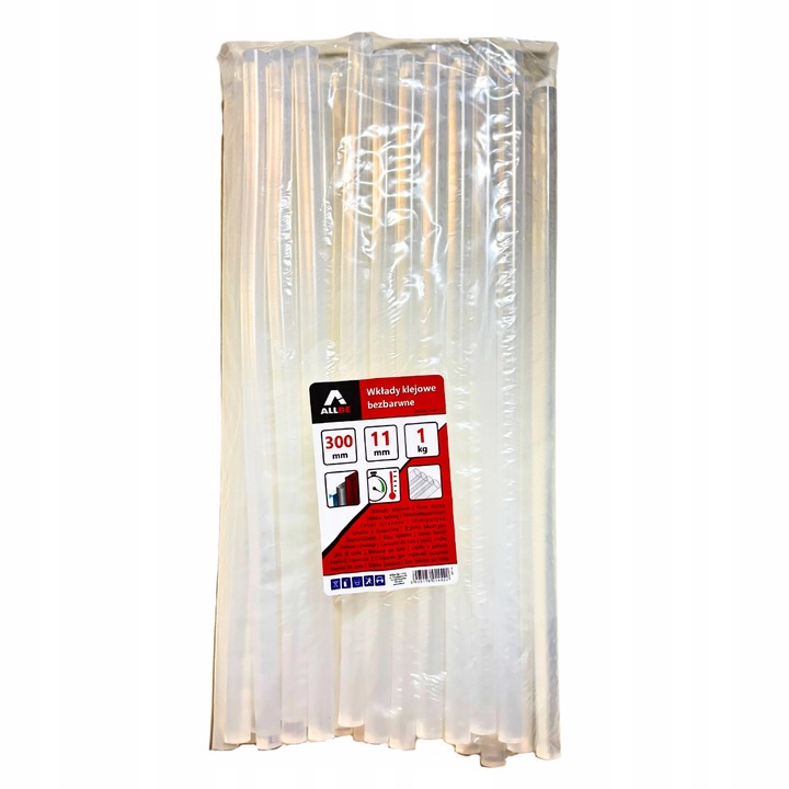 PISTOLET DO KLEJU NA GORĄCO MOCNY WKŁADY 11 mm 60W KLEJARKA + KLEJ 1kg