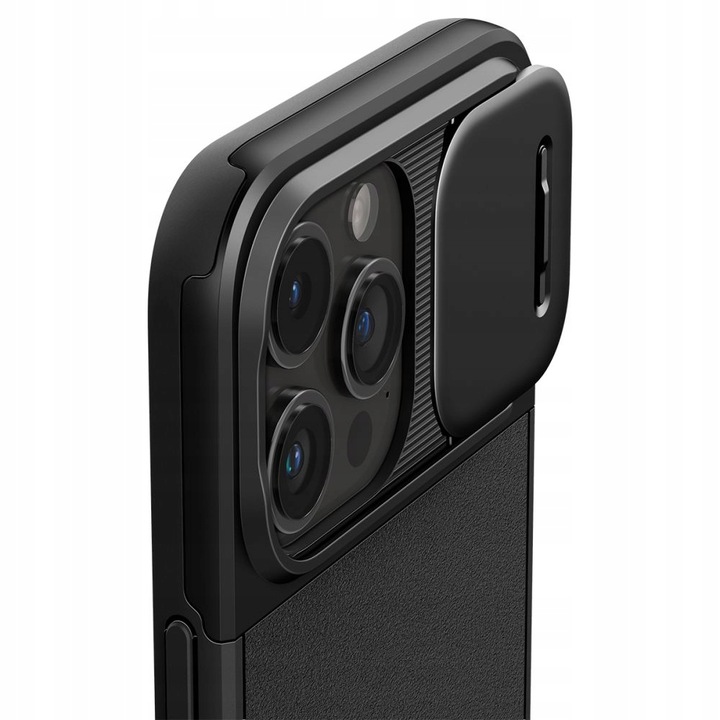 SPIGEN OPTIK ARMOR MAG MAGSAFE IPHONE 16 PRO BLACK