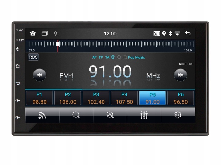RADIO SAMOCHODOWE 2 DIN WiFi GPS ANDROID AUTO BLUETOOTH USB RDS