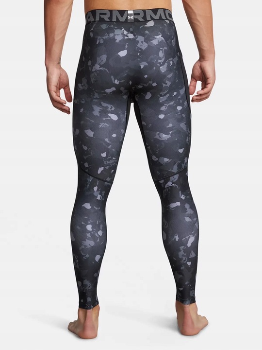 LEGGINSY SPORTOWE MĘSKIE UNDER ARMOUR DO BIEGANIA TERMOAKTYWNE 1386938-001