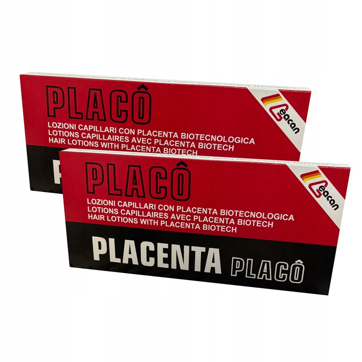 Ampułki do włosów PLACENTA PLACO na porost włosów przeciw wypadaniu 2x 12