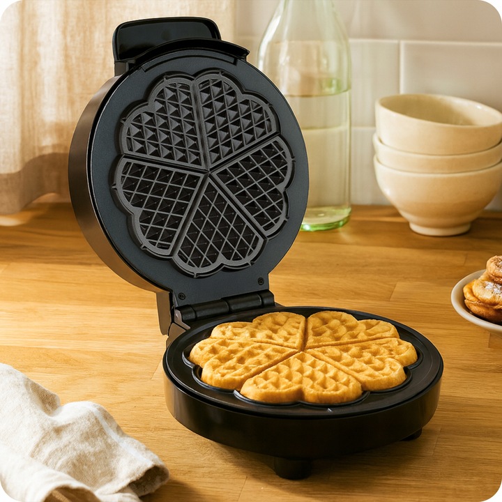 GOFROWNICA GOFRY SERCA 1200W NIEPRZYWIERAJĄCA POWŁOKA HUSLOG