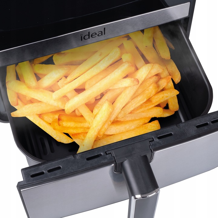 FRYTKOWNICA BEZTŁUSZCZOWA IDEAL AIR FRYER FRYTOWNICA 1800W DUŻA MISA