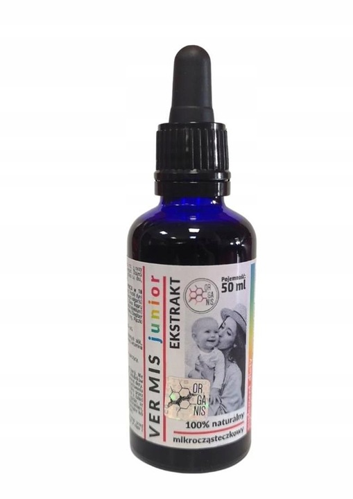 VERMIS JUNIOR Krople 50ml na pasożyty, oczyszczani