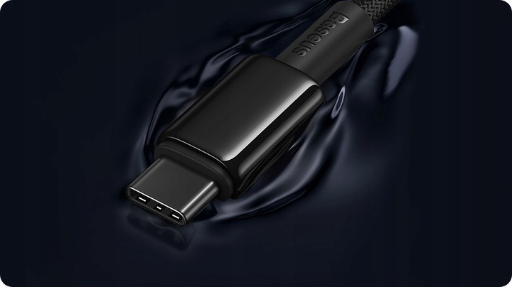 BASEUS KABEL USB-C TYPE-C SZYBKIE ŁADOWANIE PRZEWÓD 100W PD 5A QC 4.0 1M