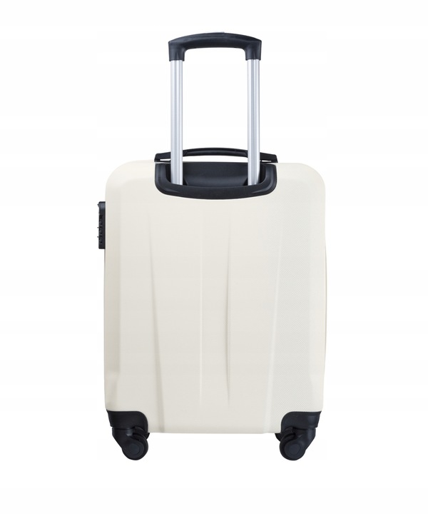 Walizka Kabinowa Podróżna Na Kółkach Twarda Mała PUCCINI Biała ABS03C 0