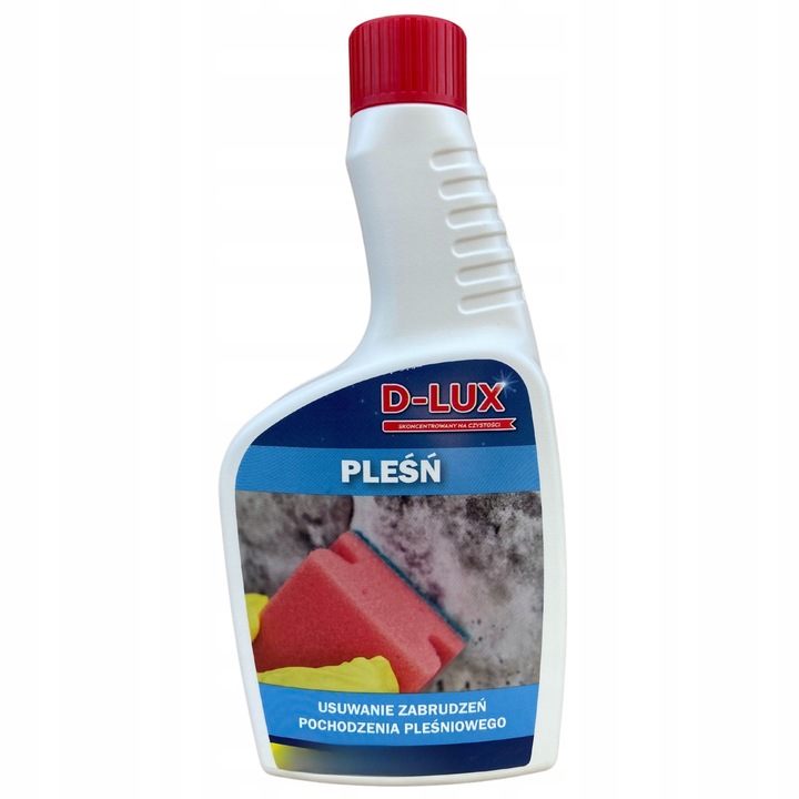 Płyn Środek do Usuwania Pleśni Grzyba D-LUX na Pleśń Czarne Osady 500ml