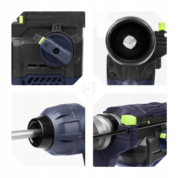 WIERTARKA MŁOTOWIERTARKA MŁOT UDAROWY 1500W MOCNA SDS+ WIERTŁA SZPICAK