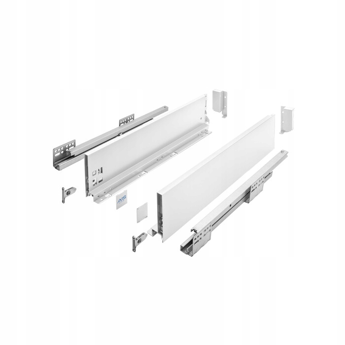 SZUFLADA GTV AXIS PRO 400D1 B. WYSOKA L400 H199 BIAŁA CICHY DOMYK
