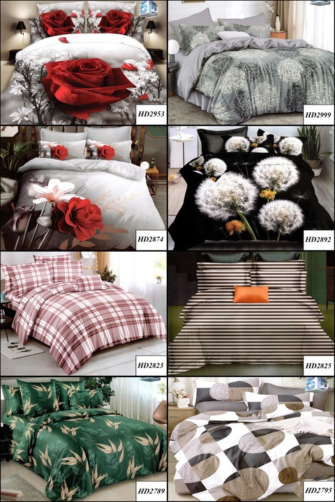 KOMPLET DWUSTRONNA POŚCIEL 180x200 +2 POSZEWKI + PRZEŚCIERADŁO DUŻO WZORÓW