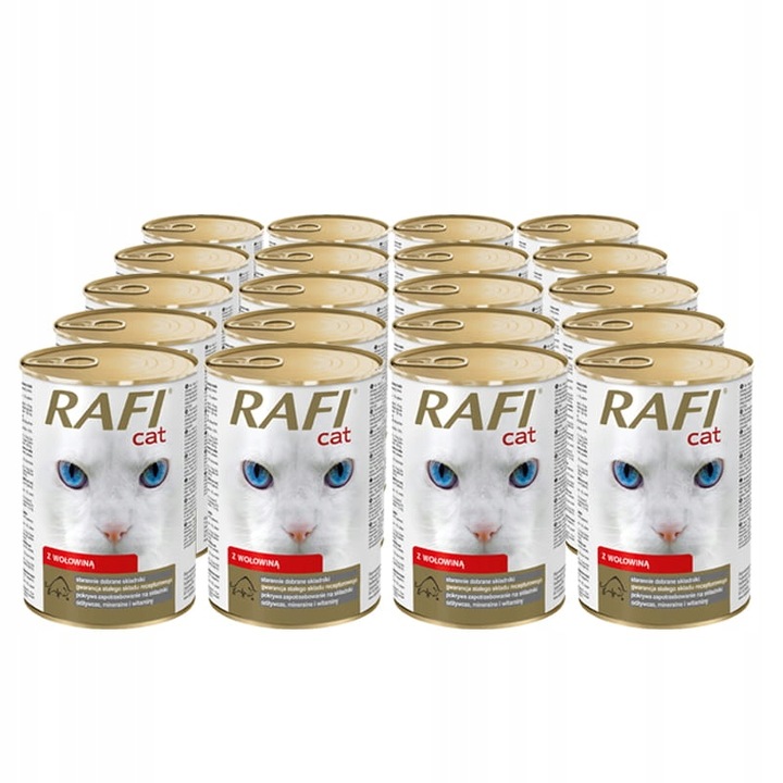 Dolina Noteci RAFI CAT kawałki w sosie 20x415g