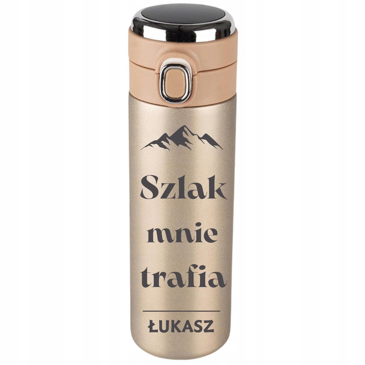 Kubek Termiczny z Wyświetlaczem LED z Grawerem Prezent na Urodziny