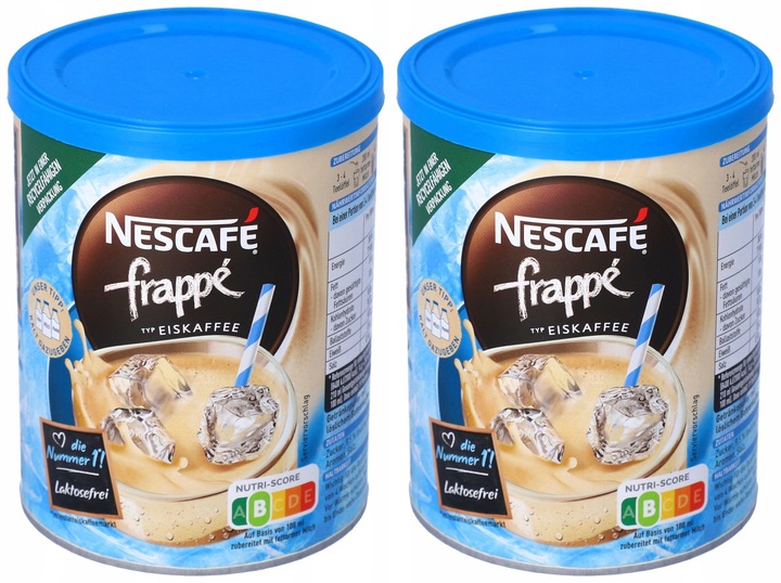 Kawa Nescafe Frappe Mrożona 2 x 275 g DE na zimno Rozpuszczalna Eiskaffee