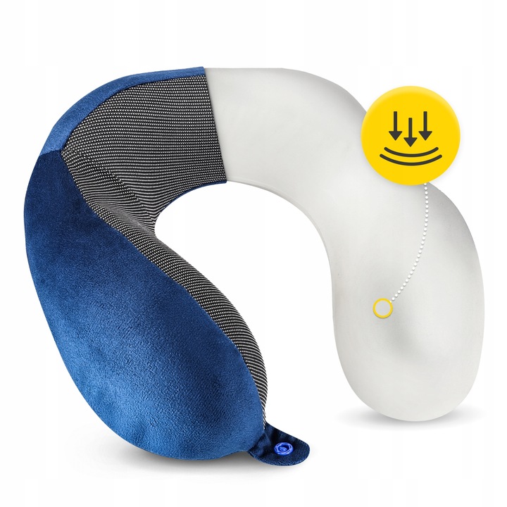 PODUSZKA PODRÓŻNA TURYSTYCZNA ROGAL ZAGŁÓWEK NA SZYJĘ PIANKA VISCO MEMORY