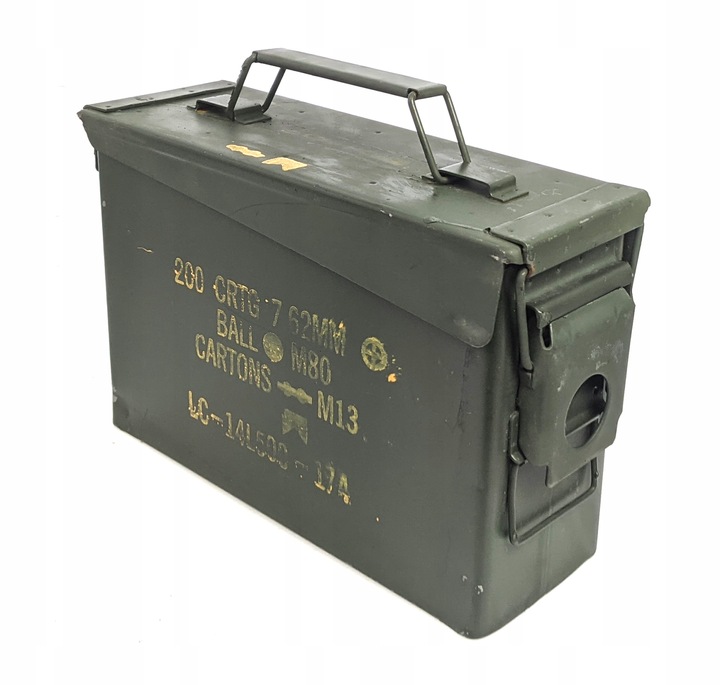 skrzynka METALOWA hermetyczna oryg. US Army ammoBOX M19A1