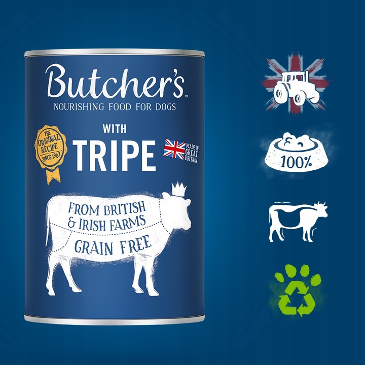 Butchers mokra karma dla psa original mix smaków 24x400g