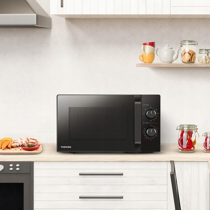 KUCHENKA MIKROFALOWA Z GRILLEM TOSHIBA MWP-MG20P |MIKROFALÓWKA |700W CZARNA