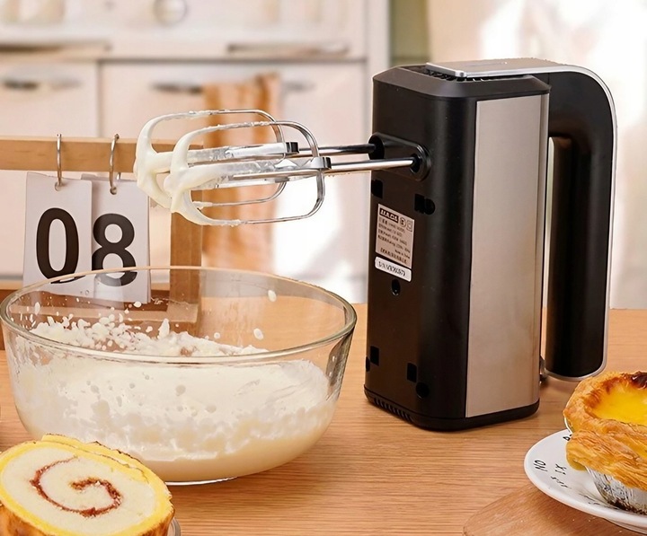 MIKSER RĘCZNY ROBOT KUCHENNY TODOMI TURBO PODKŁADKA TRZEPACZKI HAKI 5 BIEGI