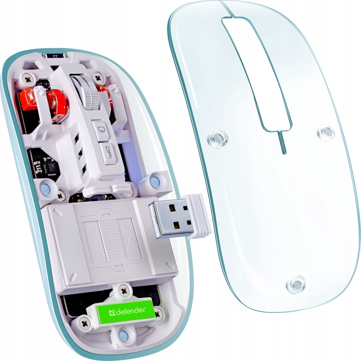Myszka bezprzewodowa Defender IXES MM-999 optyczna 2400dpi 2.4GHz Bluetooth