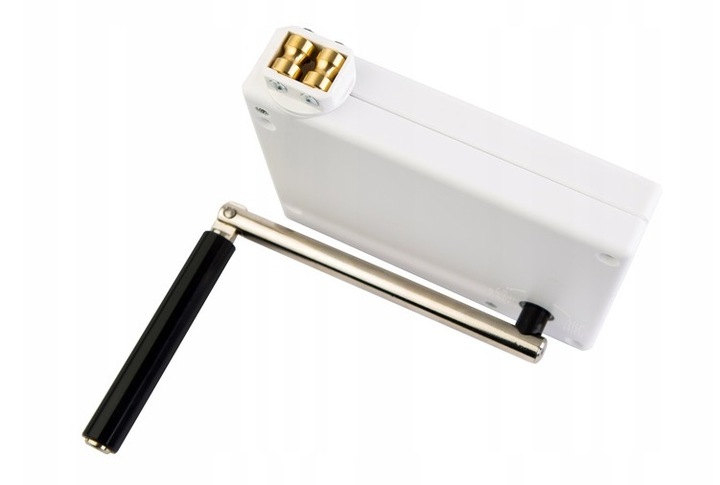 ZWIJACZ KORBOWY NA LINKĘ Z KORBĄ SELVE + LINKA 7MB BIAŁY do rolet zewn