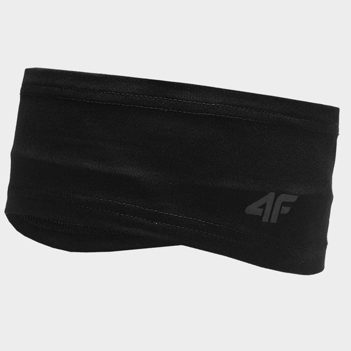 OPASKA NA GŁOWĘ 4F 4FAW23ABANU049 20S DO BIEGANIA NA ZIMĘ CZARNY ROZM S/M