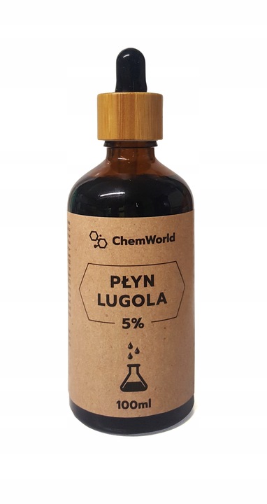 ChemWorld Płyn Lugola 5% Jod Jodek Potasu 100ml