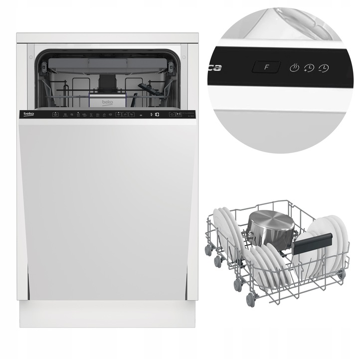 Zmywarka Beko DIS46120 45cm 11kpl 6programów WaterSafe LedSpot