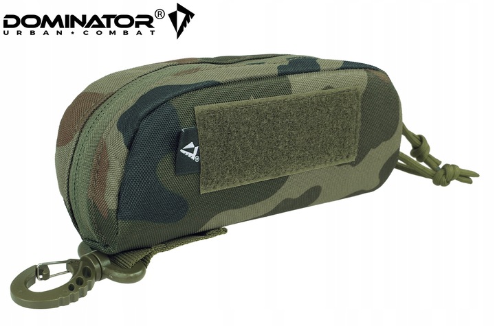 ETUI NA OKULARY TWARDE KIESZEŃ MOLLE DOMINATOR Z KARABIŃCZYKIEM MORO