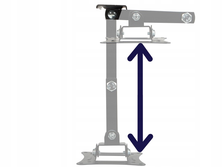 MOCNY UCHWYT ŚCIENNY OBROTOWY WIESZAK DO TV MONITORA 10-32" CALE VESA