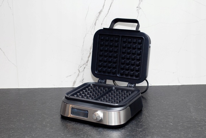 Gofrownica XXL z wyświetlaczem LCD | chrupiące gofry, regulacja