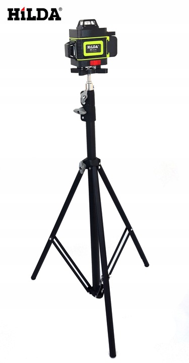 STATYW DO LASERA TRIPOD 2M POZIOMIC LASEROWEJ STABILNY GŁOWICA KULOWA