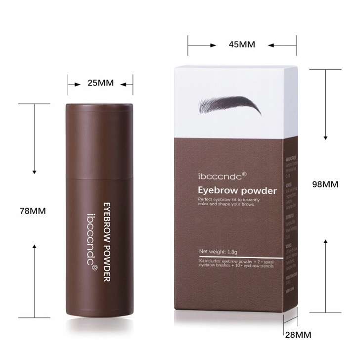 Stempel do brwi STAMP BROWS GRAPHITE LASH BROW