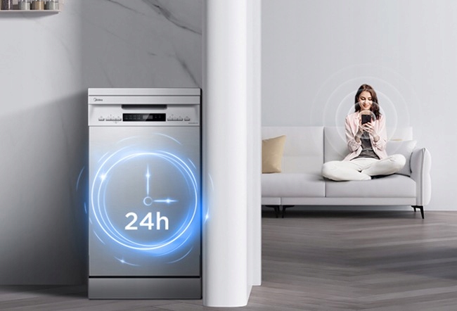 ZMYWARKA WOLNOSTOJĄCA 45CM MIDEA MFD45S200X2-ES | INOX | ZDEJMOWANY