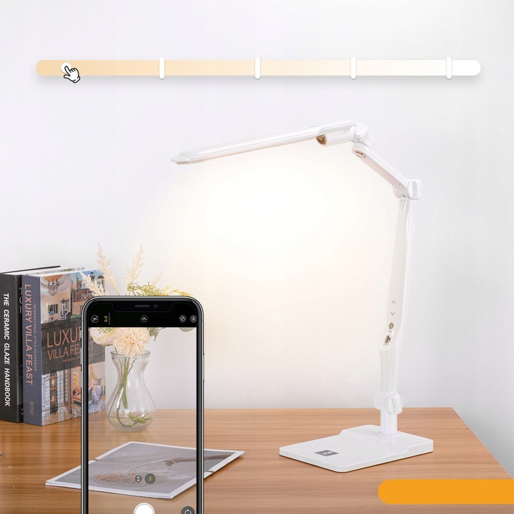 Lampka biurkowa Aigostar biały moc do 9 W