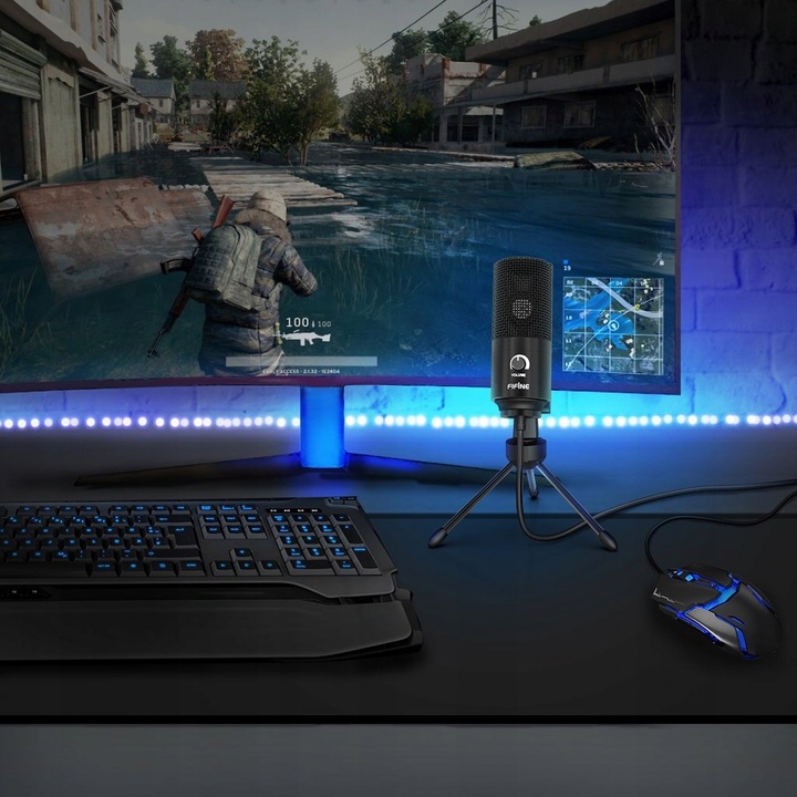 FIFINE T669 USB ZESTAW MIKROFONOWY STATYW POP FILTR DO KOMPUTERA PREMIUM