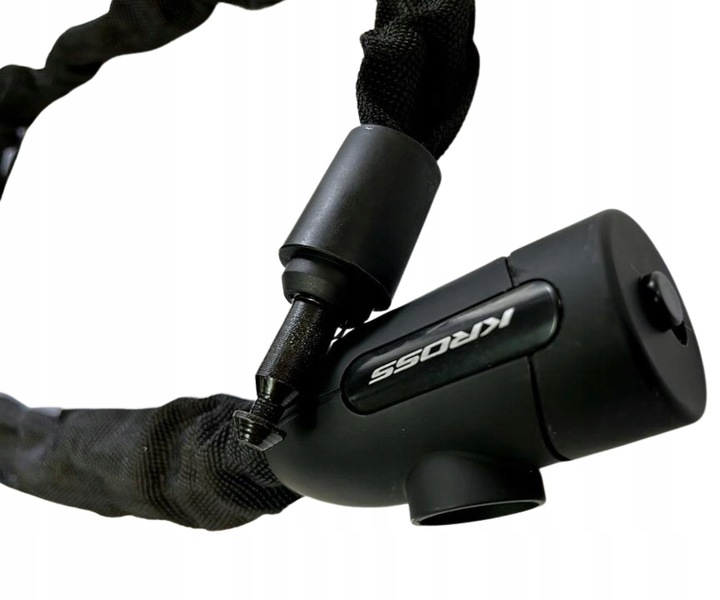 ZAPIĘCIE Rowerowe ŁAŃCUCH KROSS BLOKADA Zabezpieczenie Do Roweru Kluczyki