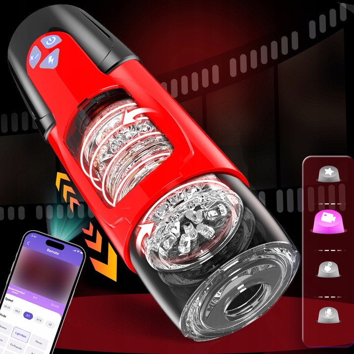 Automatyczny masturbator dla mężczyzn z 7 obrotowymi trybami