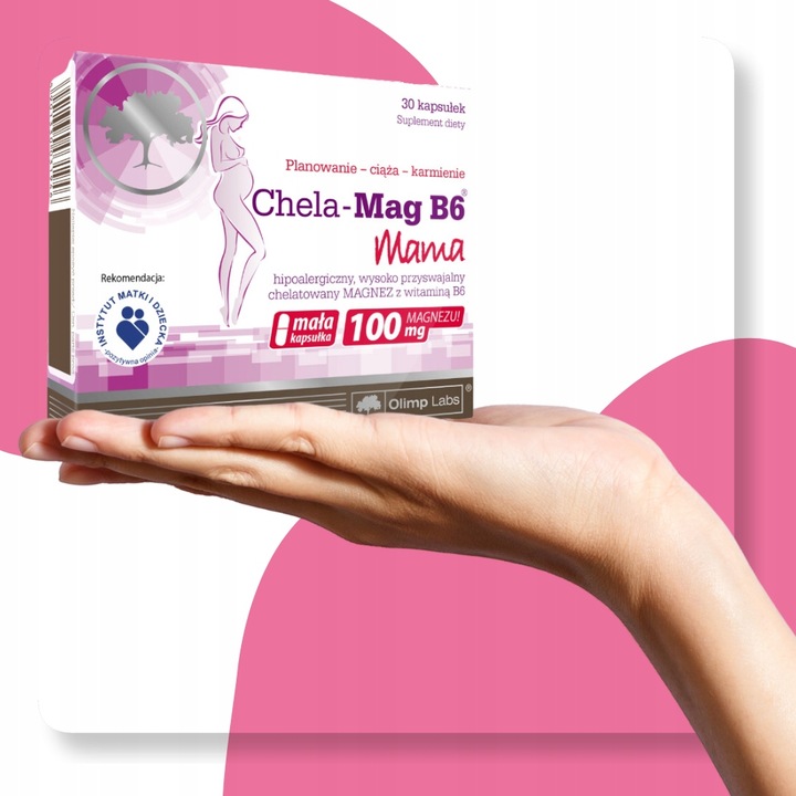 OLIMP Chela-Mag B6 Mama magnez i witamina B6 Suplement diety 30 kapsułek