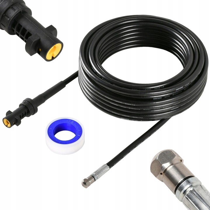 WĄŻ DO CZYSZCZENIA KANALIZACJI RUR 15m DO MYJEK KARCHER K2-K7