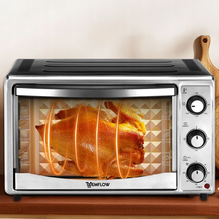 MINI PIEKARNIK PIECYK ELEKTRYCZNY Z TERMOOBIEGIEM DO PIECZENIA 25L