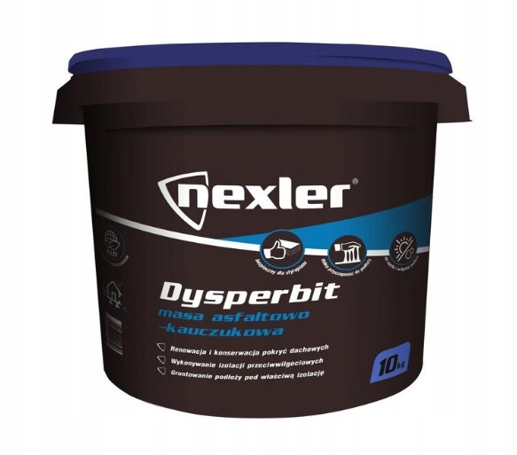 DYSPERBIT 10 kg Masa asfaltowo kauczukowa NEXLER