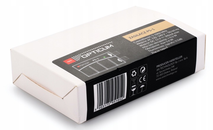 ZASILACZ ANTENOWY do Anten DVBT-2 WZM IMPULSOWY KASKADOWY 12V PS-1 / PS-2