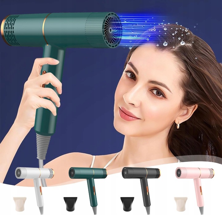 Mała Suszarka do Włosów z Jonizacją 800W z Dyfuzorem Jonizacja