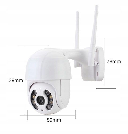 KAMERA ZEWNĘTRZNA OBROTOWA BEZPRZEWODOWA IP66 DIGICAM 2.0 WIFI FULL HD