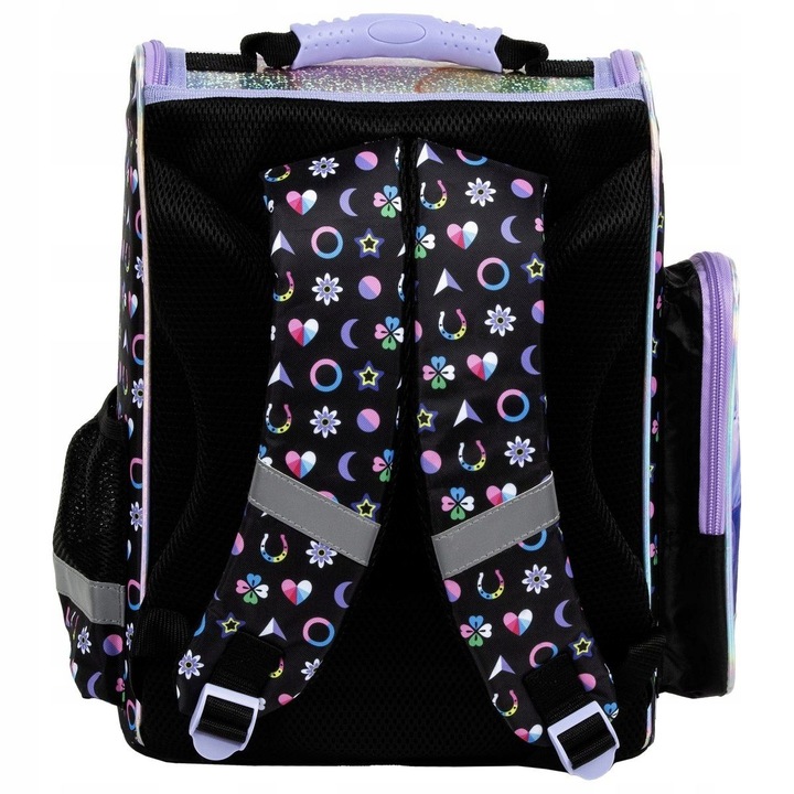 TORNISTER SZKOLNY ZESTAW JEDNOROŻEC DLA DZIEWCZYNKI DO 1 KLASY UNICORN 6cz.